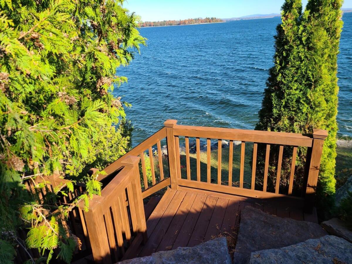 Loza House Adirondack Skydeck Unit Lake Front Plattsburgh Eksteriør bilde